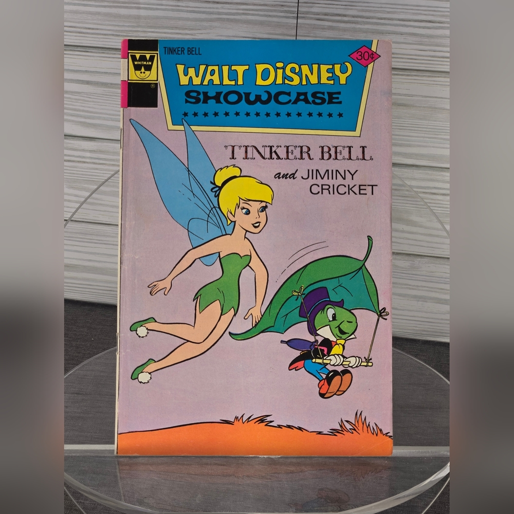 Walt Disney Showcase #37 (1976) Whitman Comics, Tinker Bell, Jiminy Cricket